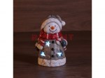 Керамическая фигурка Снеговичок в шарфе 7,5*6,5*12 см
