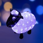 Акриловая светодиодная фигура Овца 30см, 56 светодиодов, IP65, 24В, NEON-NIGHT