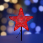 Акриловая светодиодная фигура Звезда 50см, 160 светодиодов, красная, NEON-NIGHT