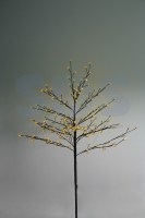 Дерево комнатное Сакура, коричневый цвет ствола и веток, высота 1. 2 метра, 80 светодиодов желтого цвета, трансформатор IP44 NEON-NIGHT