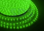 Дюралайт LED, эффект мерцания (2W) - зеленый, 36 LED/м, бухта 100м