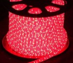 Дюралайт LED Красный 2жил 36LED с одним шнуром