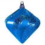 Елочная фигура Алмаз, 20 см, цвет синий