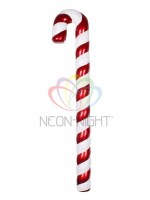 Елочная фигура Карамельная палочка 121 см, цвет красный/белый