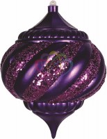 Елочная фигура Лампа, 20 см, цвет фиолетовый