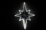 FCB(L)-3D-HE00456-240V-W Полярная звезда 3D из тейп-лайта , 54*79*12 см