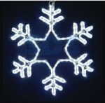Фигура световая Снежинка цвет белый, размер 55*55 см, мерцающая NEON-NIGHT