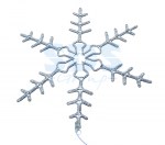 Фигура световая Снежинка цвет белый, размер 95 см, мигающая (2В с контроллером) NEON-NIGHT
