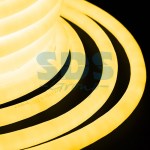 Гибкий Неон LED 360 (круглый) - желтый, бухта 50м