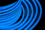 Гибкий Неон LED - синий, оболочка синяя, бухта 50м