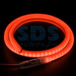 Гибкий Неон LED SMD, форма - D, красный, 120 LED/м, бухта 100м