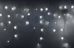 Гирлянда Айсикл (бахрома) светодиодный, 2, 4х0, 6м, эффект мерцания, белый провод, 230 В, диоды БЕЛЫЕ, 88 LED NEON-NIGHT