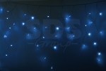 Гирлянда Айсикл (бахрома) светодиодный, 4, 8 х 0, 6 м, прозрачный провод, 230 В, диоды синие, 176 LED NEON-NIGHT