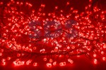 Гирлянда Мишура LED 3 м прозрачный ПВХ, 288 диодов, цвет красный