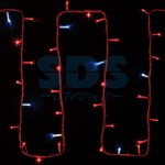 Гирлянда модульная Дюраплей LED 20м 200 LED белый каучук , мерцающий Flashing (каждый 5-й диод), Красная