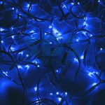 Гирлянда модульная Дюраплей LED 20м 200 LED белый каучук Синий