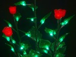 IMD-008 LED Куст розы в горшке,0,6 м., кр.