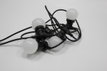 LED-2BLR-G50-20-10M-240V-W/BL, Белт-лайт с лампами, белый/черный пр.