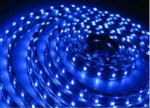 LED лента (открытый) 4,8W/1m 60LED/1м. 12V (5м) IP33 синяя (8mm)