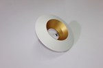 Накладное декоративное кольцо (белое/золото) в светильник серии ROUND-OUT-02/03 and ROUND-IN-03/04