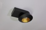 Накладное декоративное кольцо (черное/золото) в светильник серии ROUND-OUT-02/03 and ROUND-IN-03/04