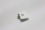 Настенный врезной светильник SQUARE-WALL-01-WH-WW (теплый белый свет, белый корпус)