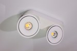 Потолочный накладной светильник ROUND-OUT-03-WH-WW (теплый белый свет, белый корпус)