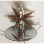 Светильник встраиваемый GLASS G4x20Вт янтарный плафон стеклянная звезда V020-Y