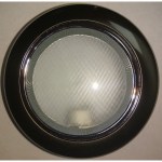 Светильник встраиваемый GLASS G5.3x50Вт матовое стекло основа шлиф.черный/хром 213 SB/CH