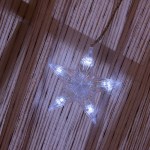 Светодиодная бахрома Занавес Звёзды 3 x 0.5 метра - Белый
