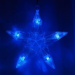 Светодиодная гирлянда Звёзды 3 x 0.5 метра - Синий