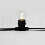 Светодиодная лампа филамент ALEDUS для Белт лайта, E27, G45, теплая белая