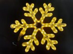 Светодиодная снежинка Rich LED, теплый белый, дюралайт на металлокаркасе, 40 см, 144 LED, 220 B.