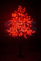Светодиодное дерево Клён, высота 2, 1м, диаметр кроны 1, 8м, красные светодиоды, IP 65, понижающий трансформатор в комплекте, NEON-NIGHT
