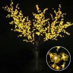 Светодиодное дерево Сакура высота 1,5 метра, цвет жёлтый