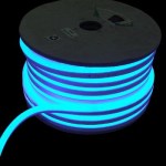 Светодиодный НЕОН гибкий 220В, 120шт LED, 9x16х50000мм, синий (в компл. 1 шнур)