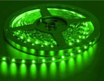 Зеленая светодиодная лента влагозащищенная (LED) 12 В