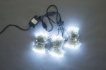 F Белый LED-BS-200*3-20M*3-24V-W прозрачный пр. (Flash через каждые 7 светодиодов)