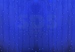 Гирлянда Светодиодный Дождь 2x0, 8м, прозрачный провод, 230 В, диоды Синие, 160 LED