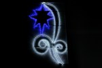 FLESI-LED-KN 001-240V-W/B (LED 1STAR PATTERN MOTIF) LED STAR PATTERN MOTIF (РФ) 150х82см