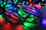 LED-LP-15CM-100M-12V-M/DG WITH CLEAR CAP, LED клип-лайт мульти c КОЛПАЧКОМ, темно-зеленый провод