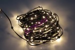 LED-LP-ZY-10CM-105M-12V-WW/BL, теплый белый цвет, черный провод
