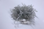 LED-PLS-100-10M-240V-B/C-F(W)-W/O,Синий/белый флэш на прозр. пр., соед.(без шнура) С КОЛПАЧКОМ