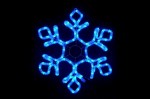 LED-XM(FR)-2D-CK012-B-30'' Снежинка синяя 79х69см