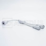 Разветвитель ALEDUS 1-2, 2Pin, белый