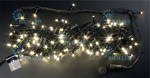 Светодиодная гирлянда Rich LED 20 м 2-канальная, 200 LED, 220 В, теплая белая, черный провод, соединяемая,