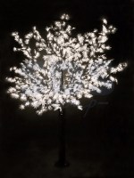 Светодиодное дерево Сакура, высота 3, 6м, диаметр кроны 3, 0м, белые светодиоды, IP 54, понижающий трансформатор в комплекте, NEON-NIGHT