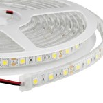 Светодиодная лента герметичная, 300 х 3528 SMD- Белый