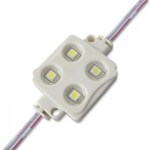 Светодиодный модуль, 4 х 3528 SMD- Белый